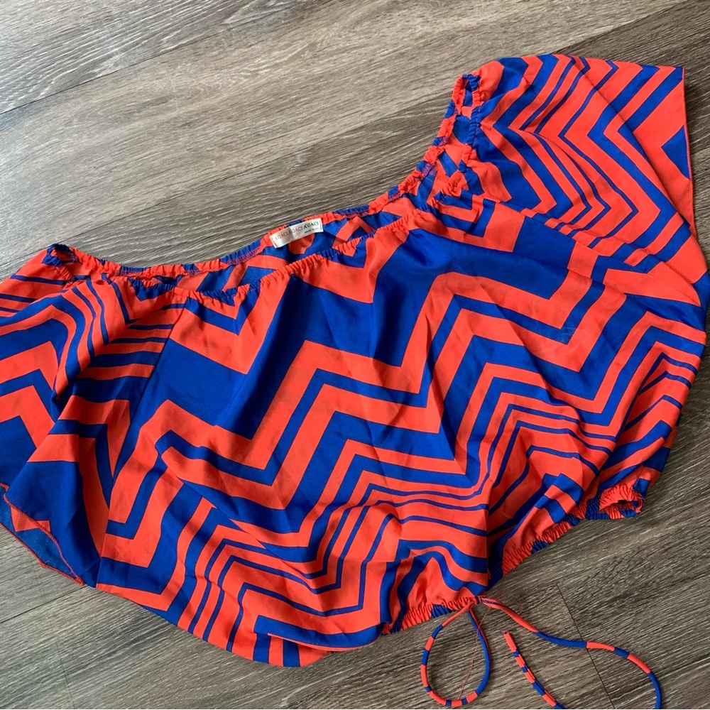 Chevron Print Top